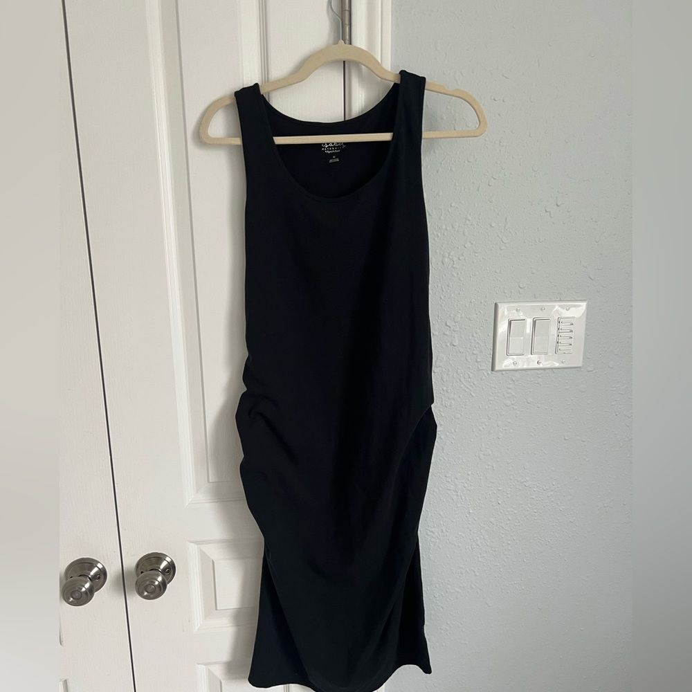 Isabel Maternity by Ingrid & Isabel Black Midi Dress